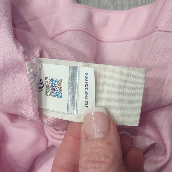 UGG Kimya Cargo Pocket Long Sleeve Large Jean Jacket Button Shirt Women's L NEW - Picture 12 of 13